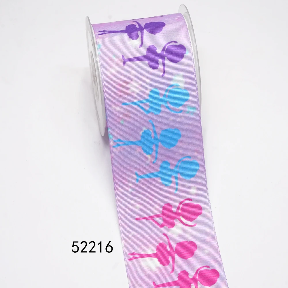 DIY Dancing Girl Printed Grosgrain Ribbon For Craft Supplies Sewing Accessories 5 Yards, Planar Resins Mold 10 Pieces. 52216