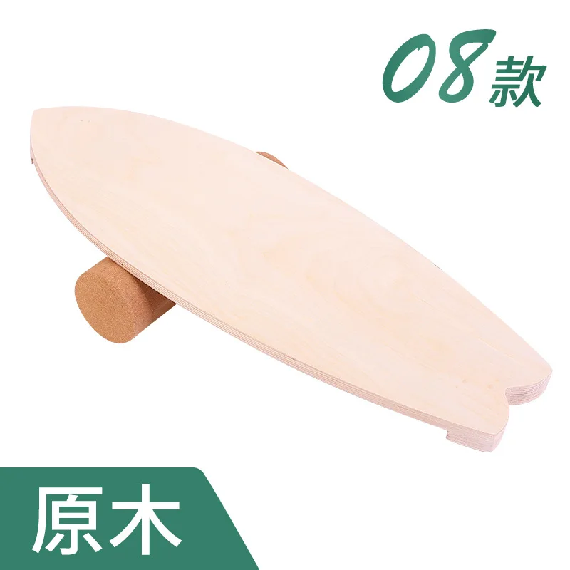 Tabla De equilibrio personalizada De madera con rodillo De corcho, tabla De patín para Surf, esquí, Snowboard, Tabla De Equilibrio, tabla De entrenamiento De equilibrio