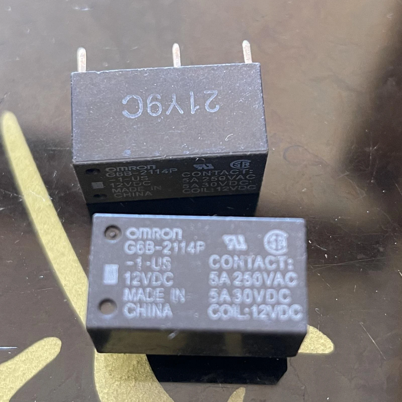 10Pcs/Lot G6B-2114P-1-US-12VDC Power Relay