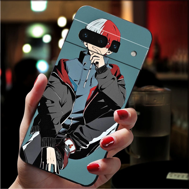 حافظة هاتف Todoroki My Hero Academia لهاتف Google Pixel 10 9 Pro XL 9A 8 7 6 Pro Pixel 8A 7A 6A Pixel 8 7 6 5