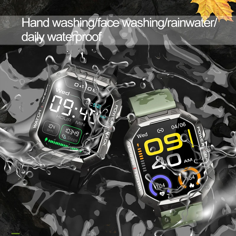 CanMixs smart watch for men Bluetooth Call 410mah Sports watches waterproof smartwatch for Android iOS Phone Digital watches