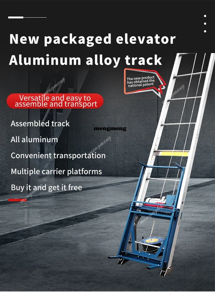 New arrive Upgrade Steel Electric Freight Elevator with Solar Panels Small Lifting Crane with Solar Panels