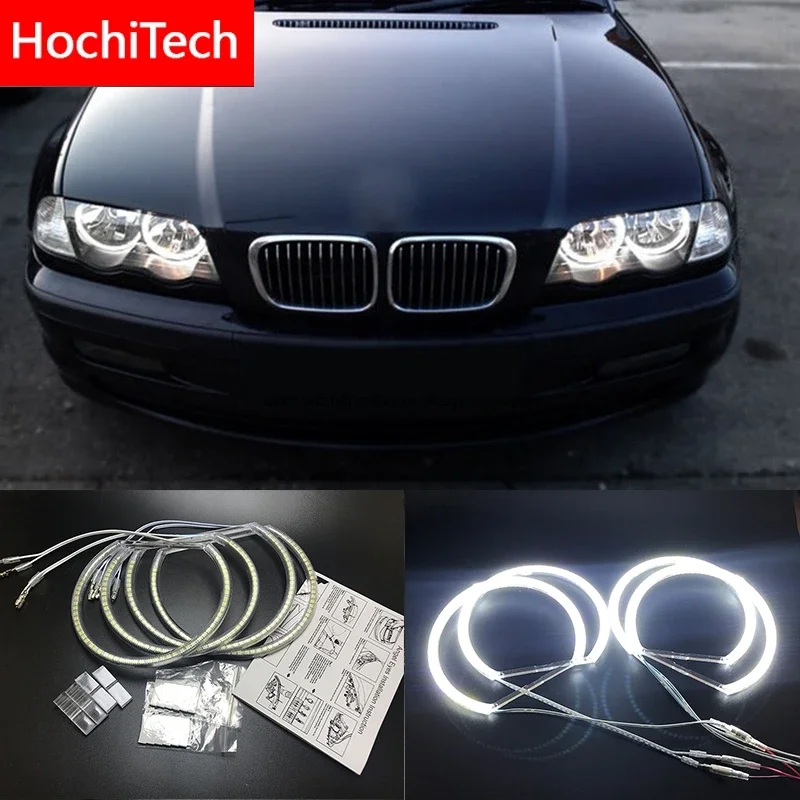 

For BMW 3 Series E46 316i 318i 320d 323i 328i 330i 325xi 330d E39 1998-2005 Excellent LED SMD Angel Eyes Rings Daytime Light