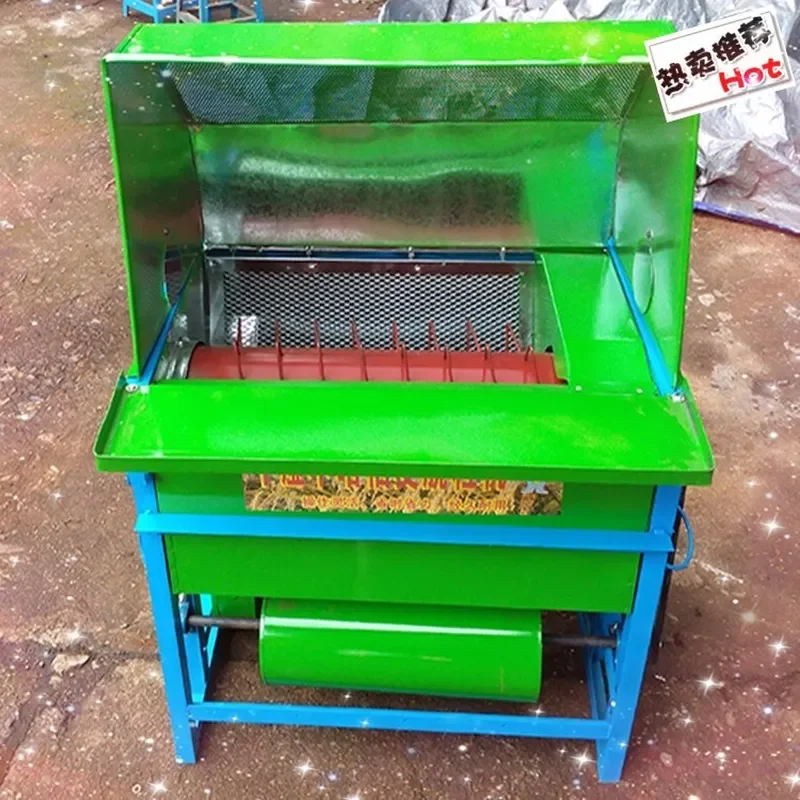 For Small Household Rice Peeling and Threshing Machine Agricultural Harvester for Sorghum Millet Soybean High Efficiency