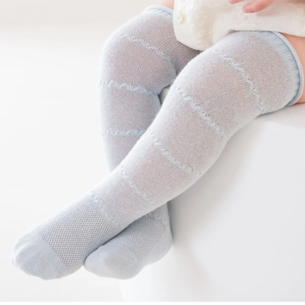 Ultra-thin rolled long tube mosquito repellent socks baby summer thin lantern-shaped baby socks summer thin children's socks