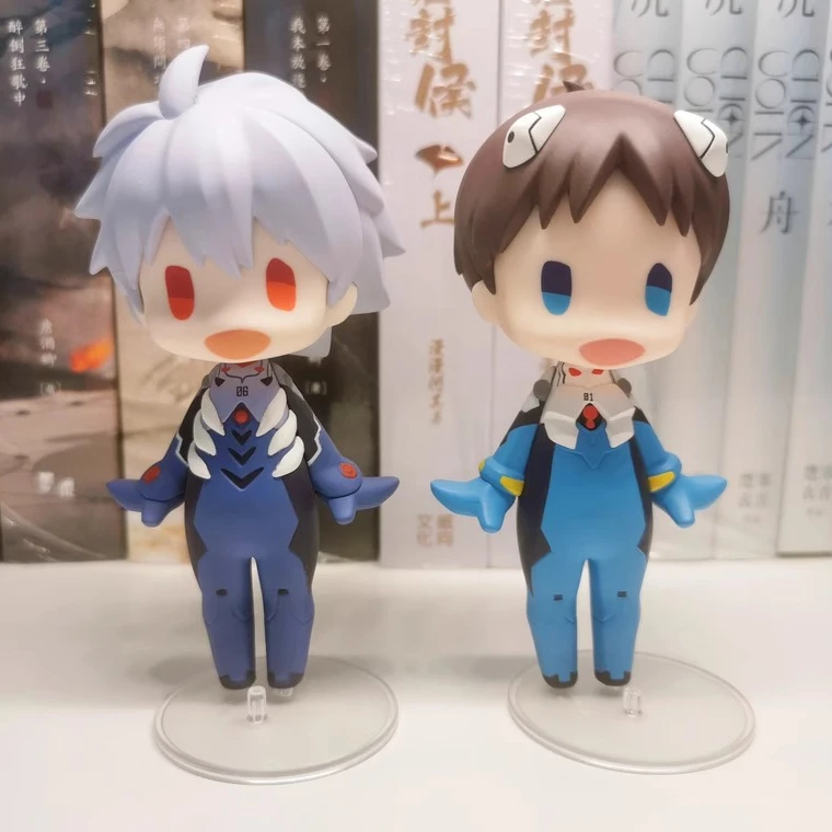 

HELLO GOOD SMILE Genuine Eva-Q Nagisa Kaoru/Sadatsugu Anime Character Model GSC Mobile Doll Battle Dress Style Ornament