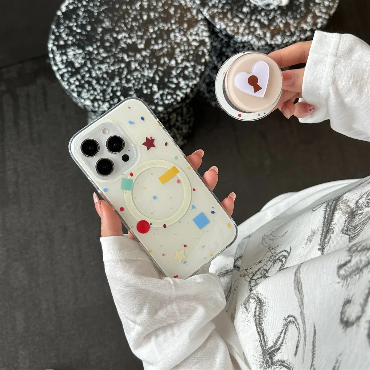 

New HelloKitty Lovely Anti-fall Cover Funda For iPhone 16 15 14 13 Pro Max - Luxury Stylish INS Korean Cute Shockproof Phone Cas