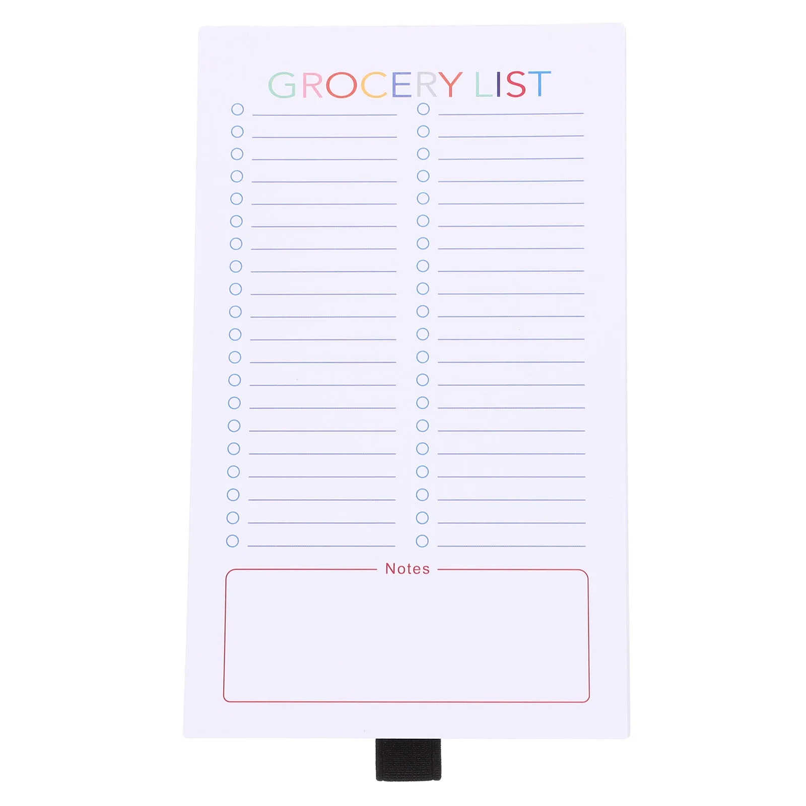 

Magnetic Shopping List Notepad Grocery Planner Handheld Convenient Carry Weekly Schedule Bright Full Details Good Mood Practical