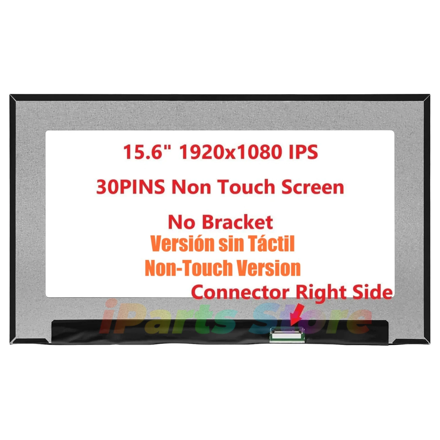 iParts Replacement 15.6 Display B156HAN02.5 05NG4M B156HAN02.6 07GHDP NV156FHM-N4H N4V N4L LP156WFC SPM1 SPMD 60Hz LCD Screen