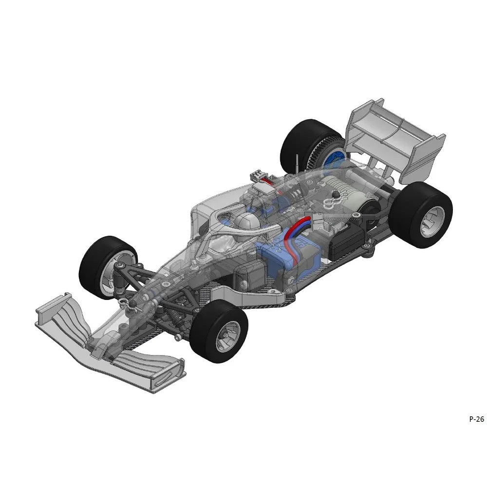 GL Racing 1/28 GLF-1 RWD Chassis Model: GLF-1-001-KSET