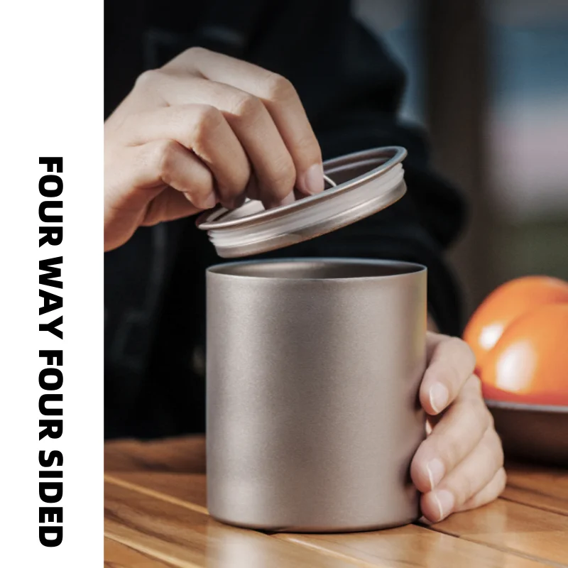 

Кружка из чистого титана с двойными стенками, 350 мл