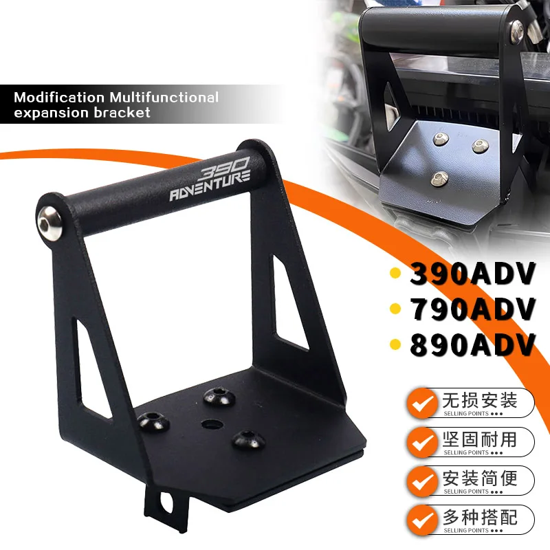 

Fit For 390 790 890 ADV Motorcycle GPS Smartphone Mount Phone Navigation Front Stand Holder Bracket
