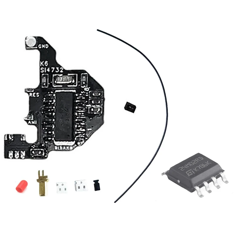 SI4732 Radio Module+2M Expansion Chip For Quansheng UVK5/UVK6 DIY Shortwave Modification Module Dual Antenna Solution