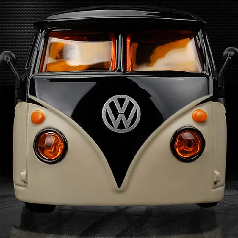 Maisto 1:25 Volkswagen VAN SAMBA Harley Version Alloy BUS Car Model Diecasts Metal Toy Bus Car Model Simulation Childrens Gifts