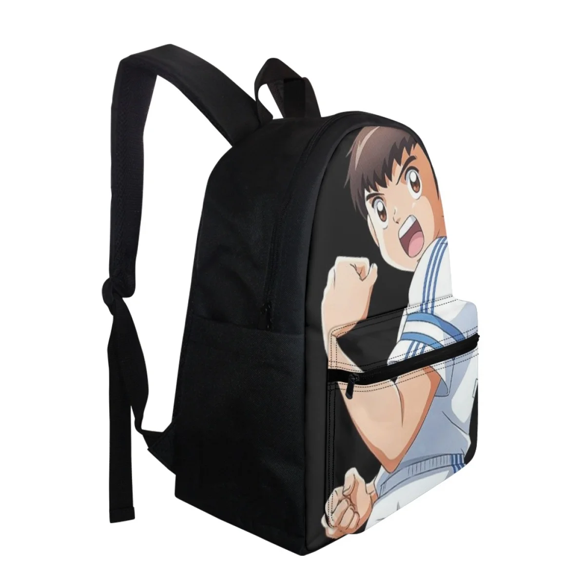 FORUDESIGNS-mochilas escolares con diseño de capitán Tsubasa para estudiantes, mochilas ligeras y prácticas para clase, libros de texto organizadores