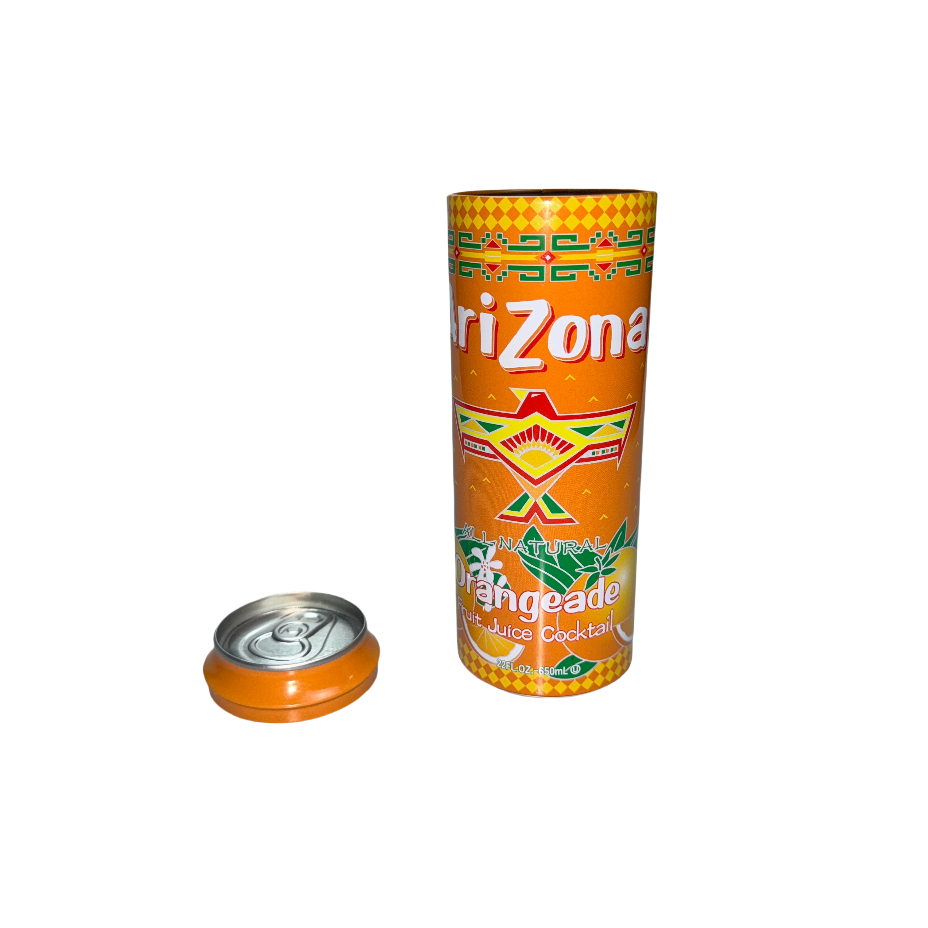 AriZona Drink Can Diversion Safe, Hidden Storage Container, Cash Stash Can with Hidden Compartment for Keys, Cash and Valuables