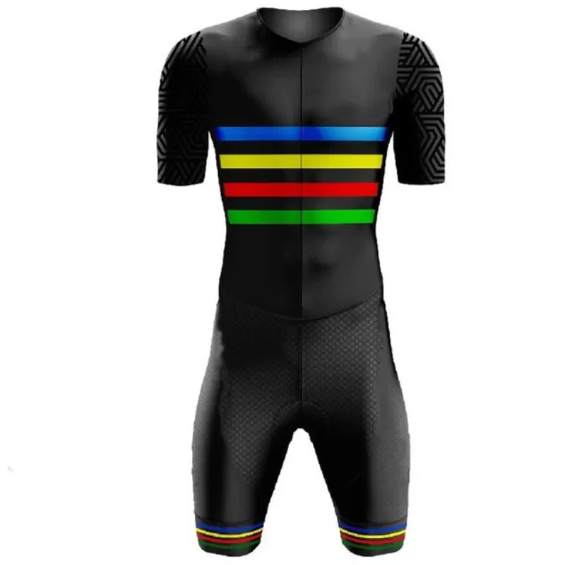 Cycling equipment  cycling suit  one-piece suit  men's professional short sleeve one-piece  moisture absorption and perspiration