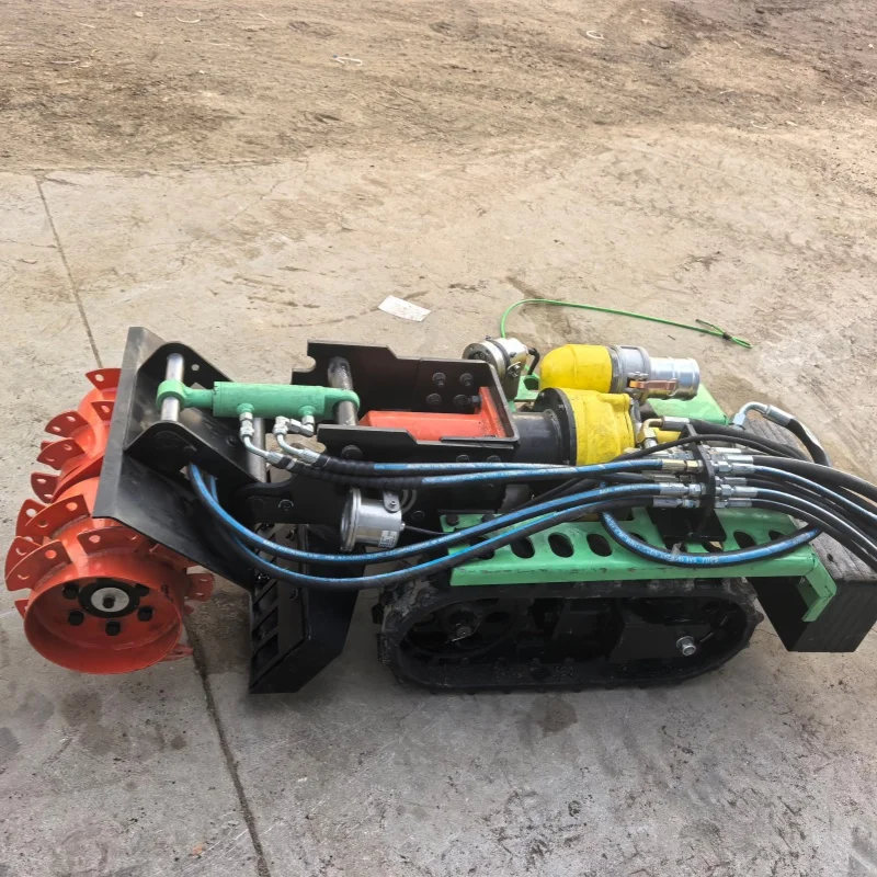Submersible Robot With Hydraulic System For Underwater Sediment Collection Diving Dredging Robot