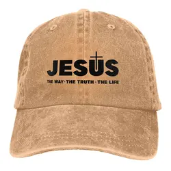 Summer Cap Sun Visor Jesus Christ The Way The Truth The Life Hip Hop Caps Cowboy Hat Peaked Hats