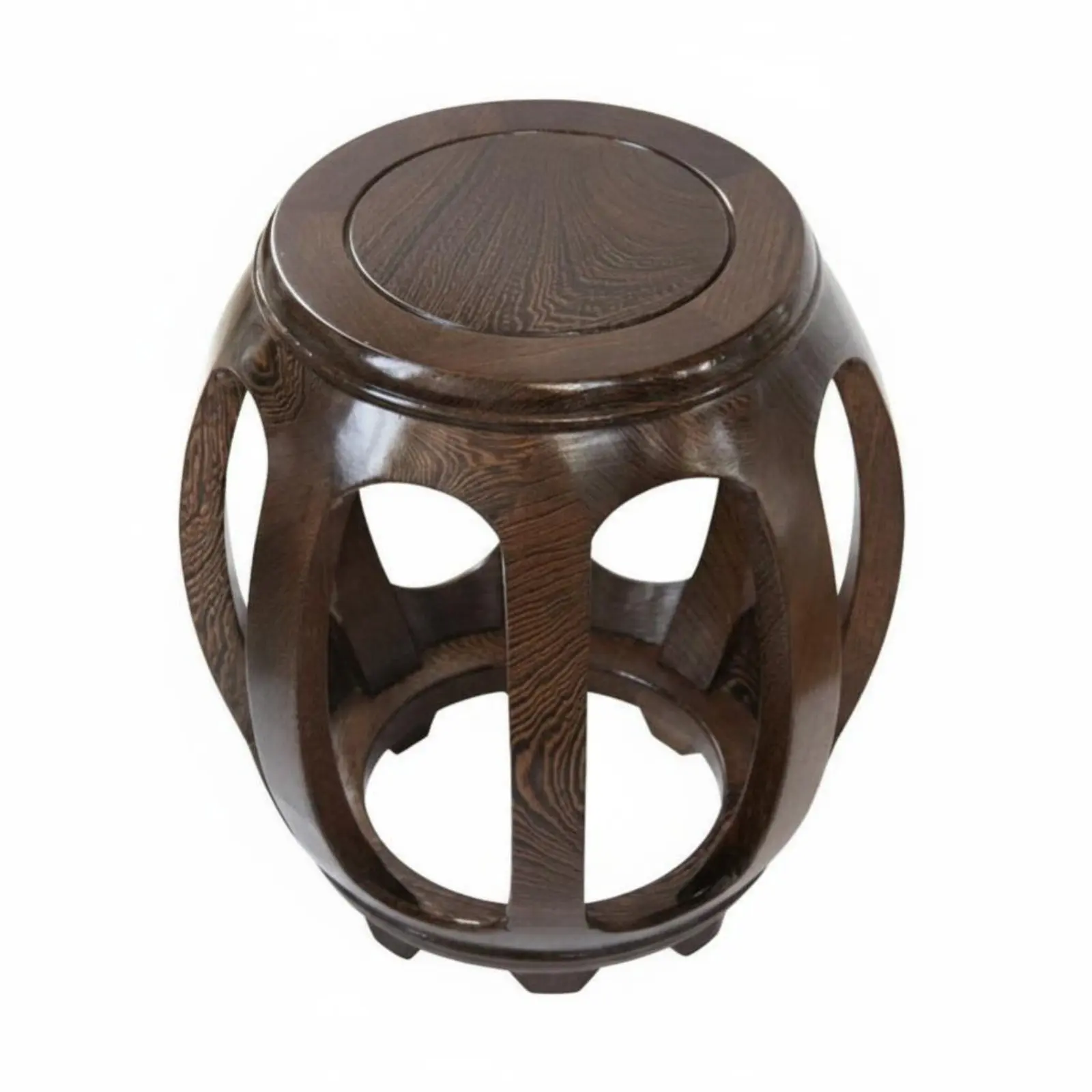 

Chinese Drum Stool Multifunctional Guzheng Stool Instrument Seat Artisanal Household Furniture Embedded Top for Adults, Tea Room