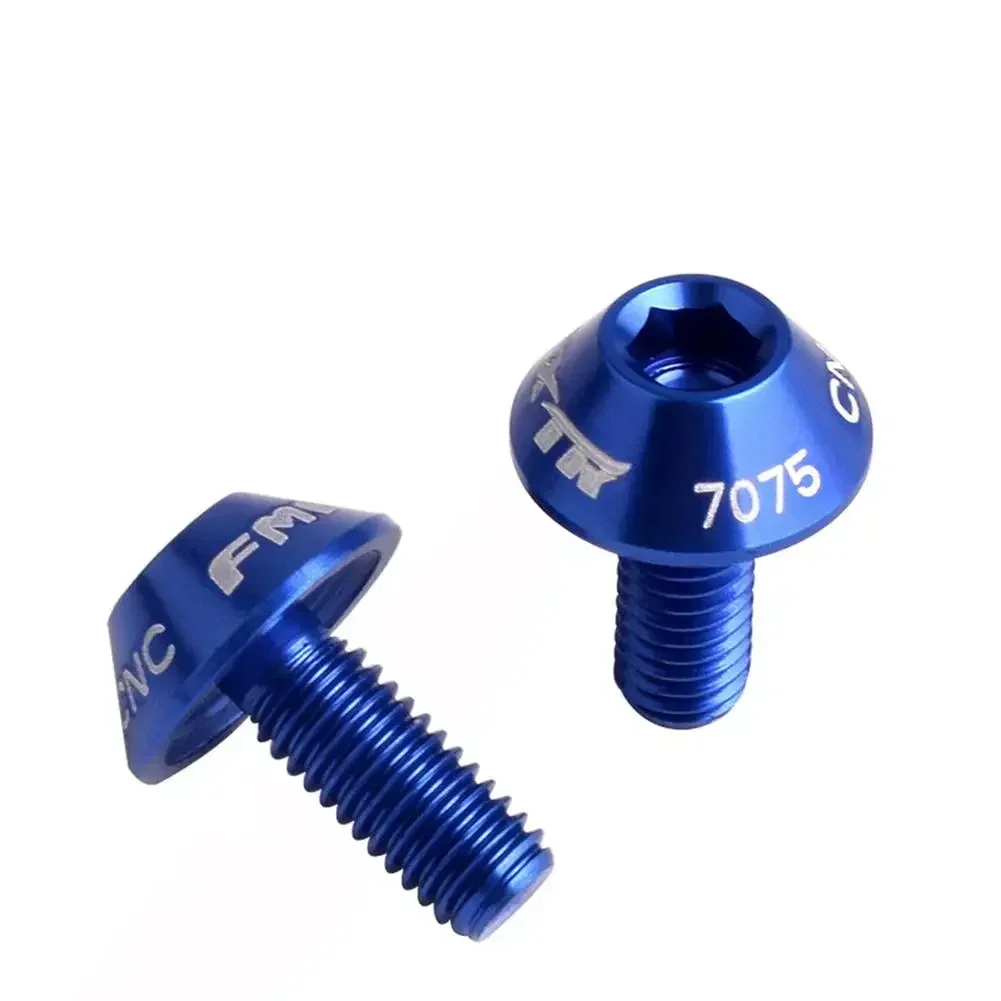 2pcs Bicycle Bottle Cage Screw Aluminum Alloy M5*12 Screws Fixing Bolts Fixed Screw Bike Accessories Cycling Parts