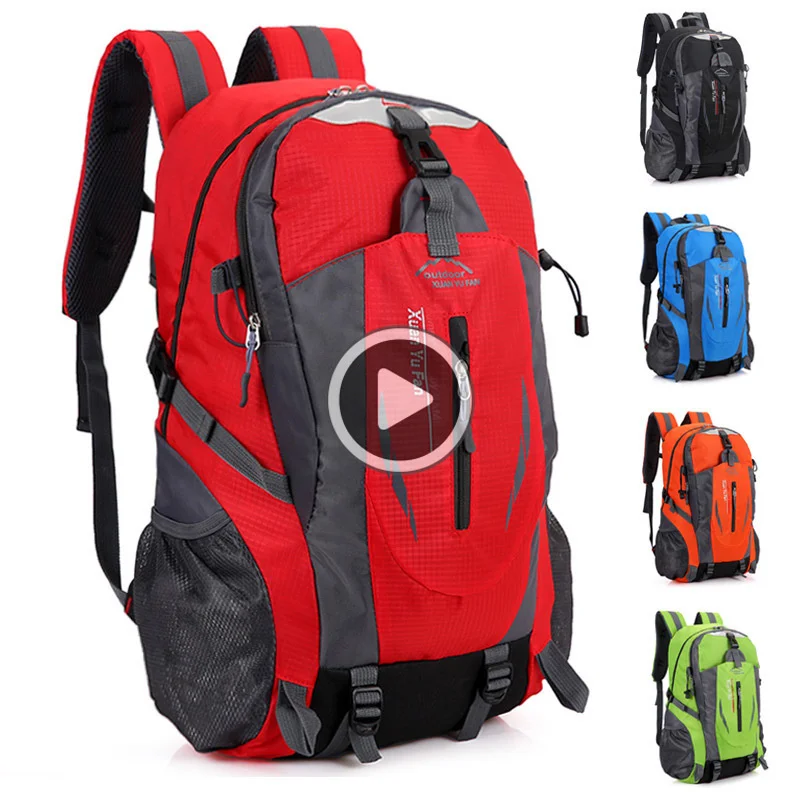 Sacs à dos de voyage étanches en nylon de qualité pour hommes et femmes, sacs d\'escalade, sac à dos de randonnée, sac d\'école de sport en plein air