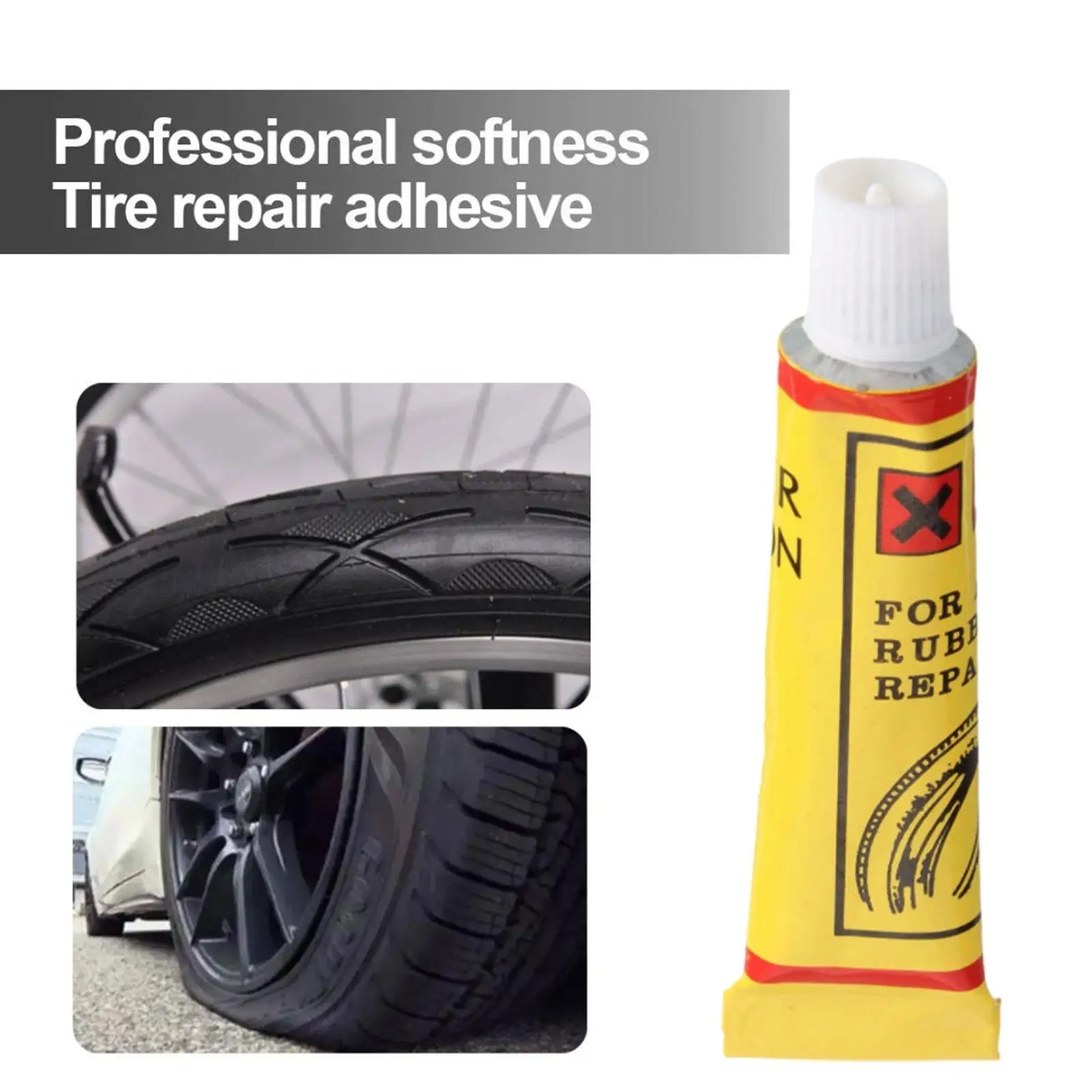 Tire Repairing Glue Universal Car Motorcycle Bicycle Tire Strong Rubber Adhesive Bond Tyre Sealant Car Repair Tool