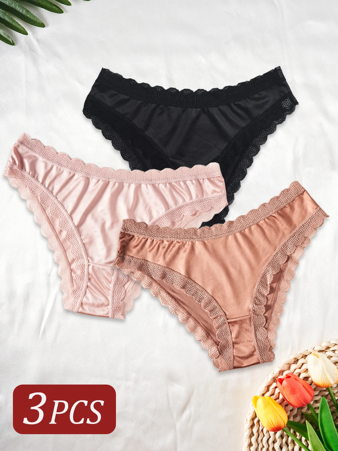Thumbnail 2 - #17 Latest Womens Lace Trim Comfort Panties Updates