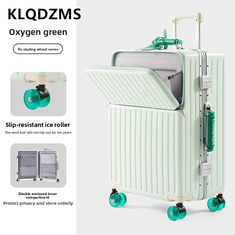 KLQDZMS Suitcase Front Opening Boarding Box Laptop Trolley Case 20