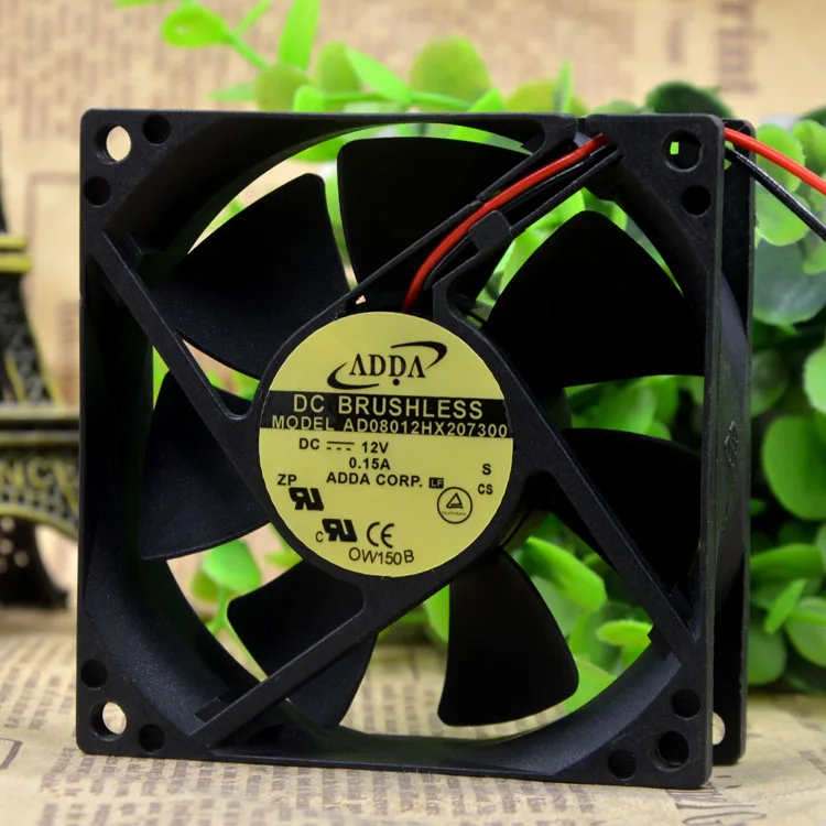 

ORIGINAL 8025 AD0812HX207300 12V 0.15A CASE COOLING FAN