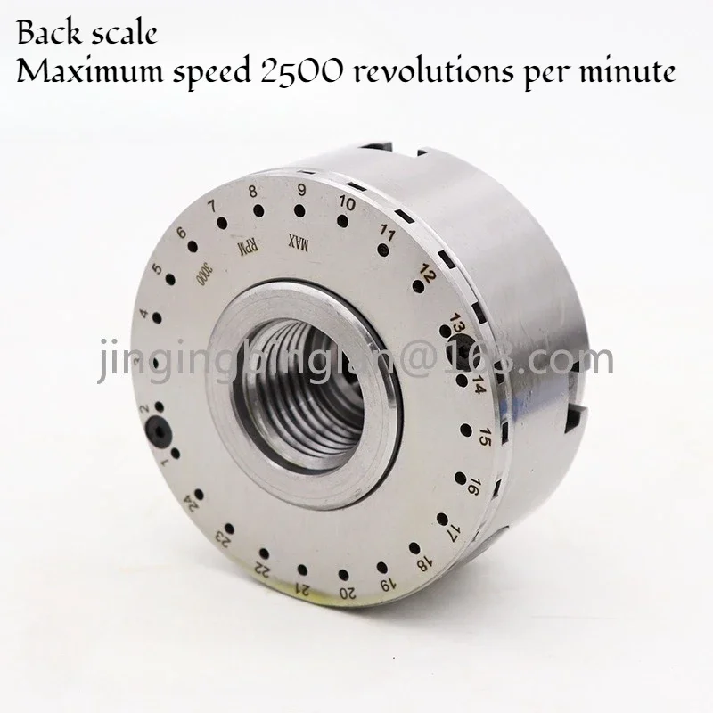 KP96 4-Jaw Self-Centering Chuck For Wood Lathe High Precision Woodworking Chuck 4 Inch 100MM Thread M33*3.5 Clamping 8-60MM