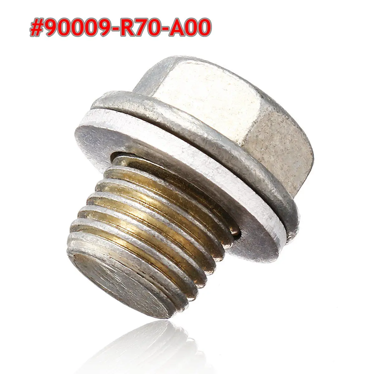 1x 12MM Engine Oil Pan Drain Bolt Plug With Washer #90009-R70-A00 For Acura CL for Honda Civic CRV Insight Accord Fit