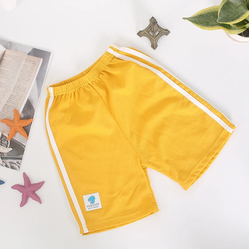 Boys Girls Shorts Kids Toddler 2 3 4 5 6 7 8 9 10 11 Years Summer Cartoon Stripes Children Shorts Black Pink Green Casual Shorts