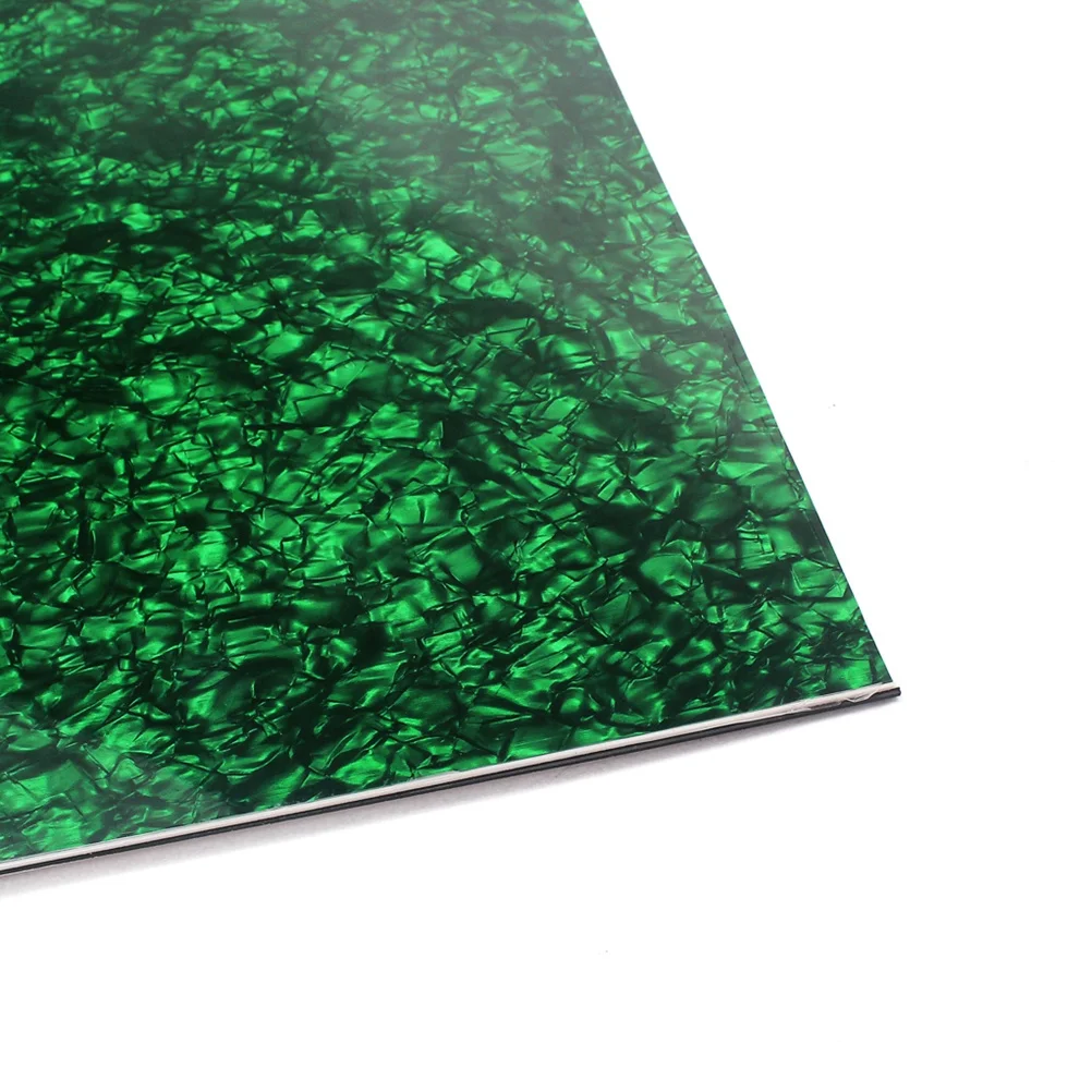 

44 X 29Cm Green Pickguard Blank Plate Acrylic Pvc Diy Scratch Guard For Acoustic Guitar Durable Protection Sheet