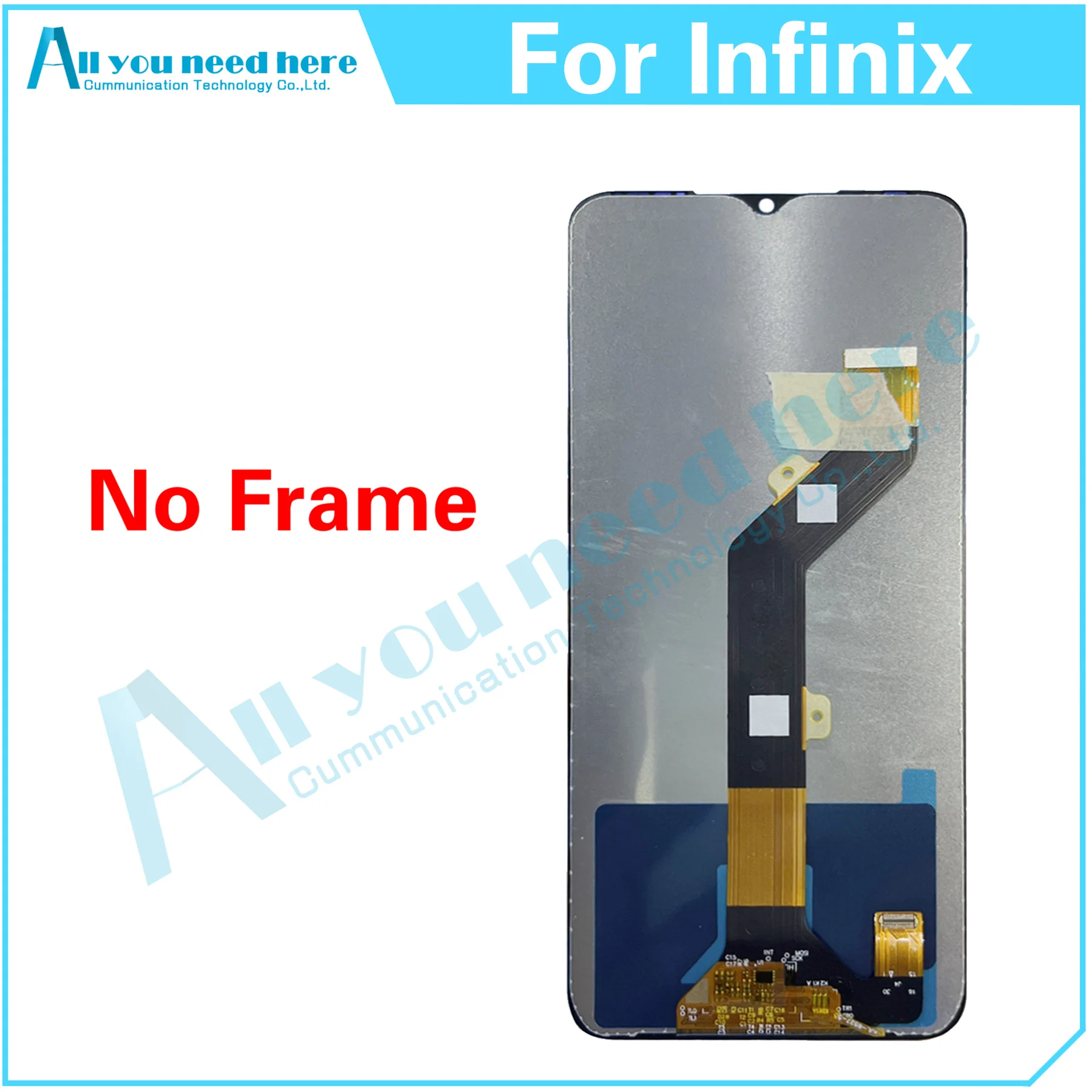 LCD Display Touch Screen Digitizer Assembly Repair Parts Infinix Smart 6 X6511 X6511B X6511C, X6511E X6511G Smart6, 100% Tested