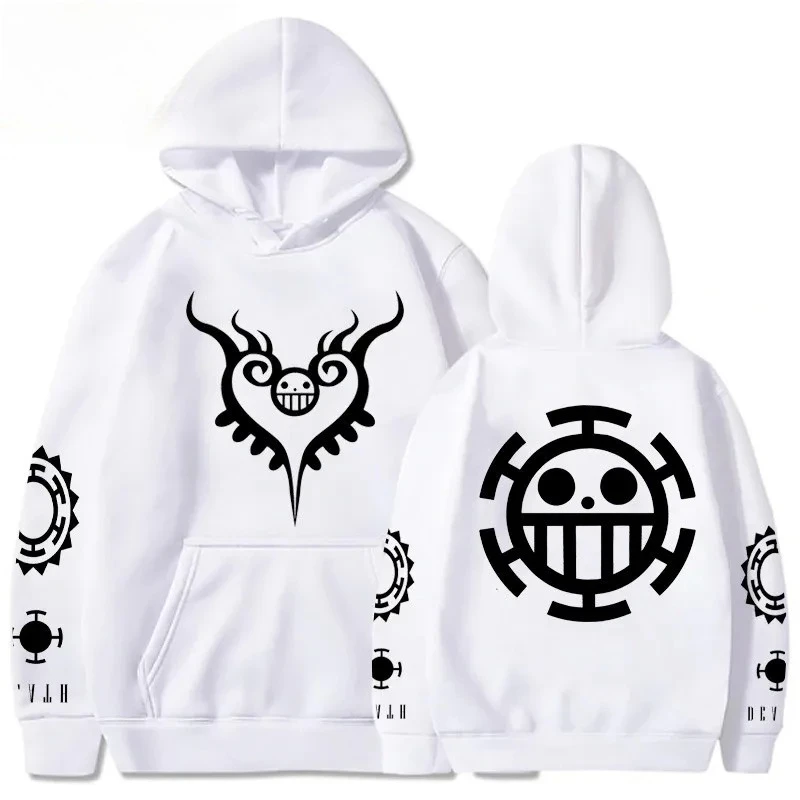 

Новая толстовка с принтом One Piece (Монки Д. Луффи, Эйс, Сабо) 2026 года, унисекс, мужская и женская, спортивная, в стиле Y2K