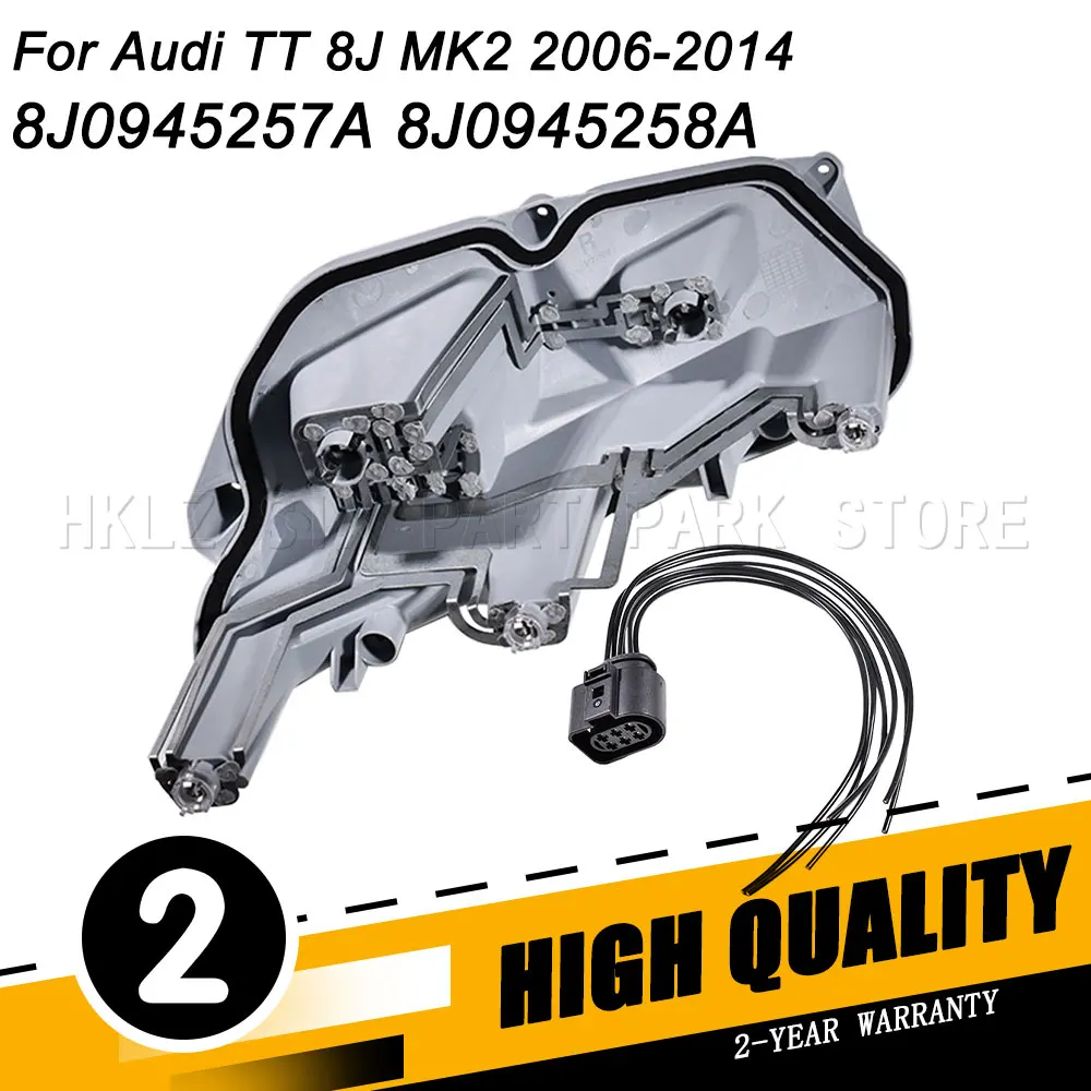 Tail Light Bulb Holder 8J0945257A 8J0945258A For Audi TT 8J MK2 2006‑2014 Rear Left Right Replacement Auto Accessories
