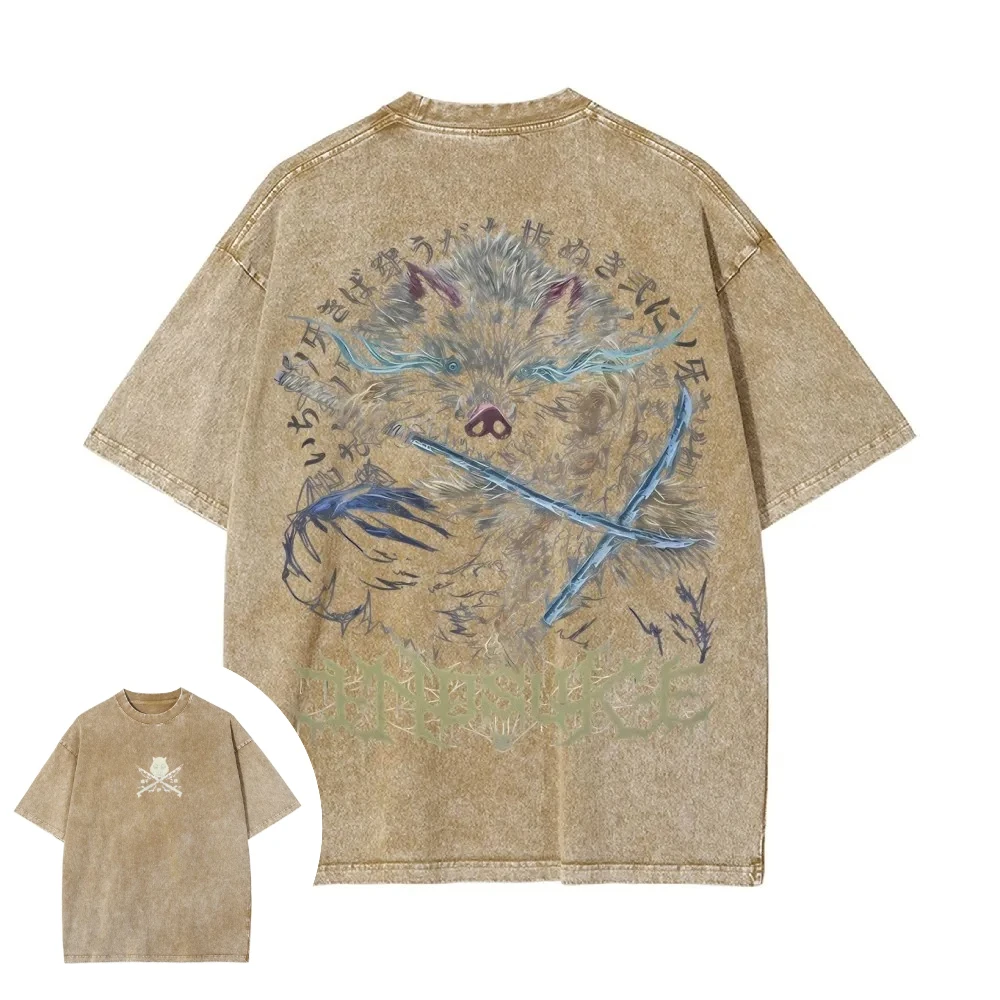 Camiseta Lavada de Demon Slaye - Summer Clothing Good Quality reseña y precio