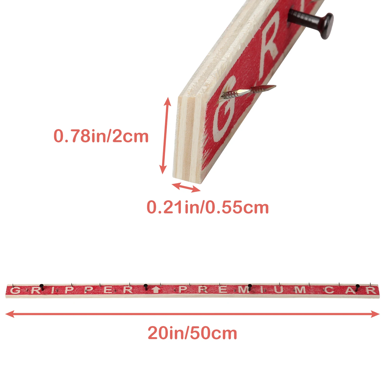 50cm Tufting Tack Strip Tufting Frame Strip Carpet Gripper suitable for tufting frames, tufting gun, woven carpet