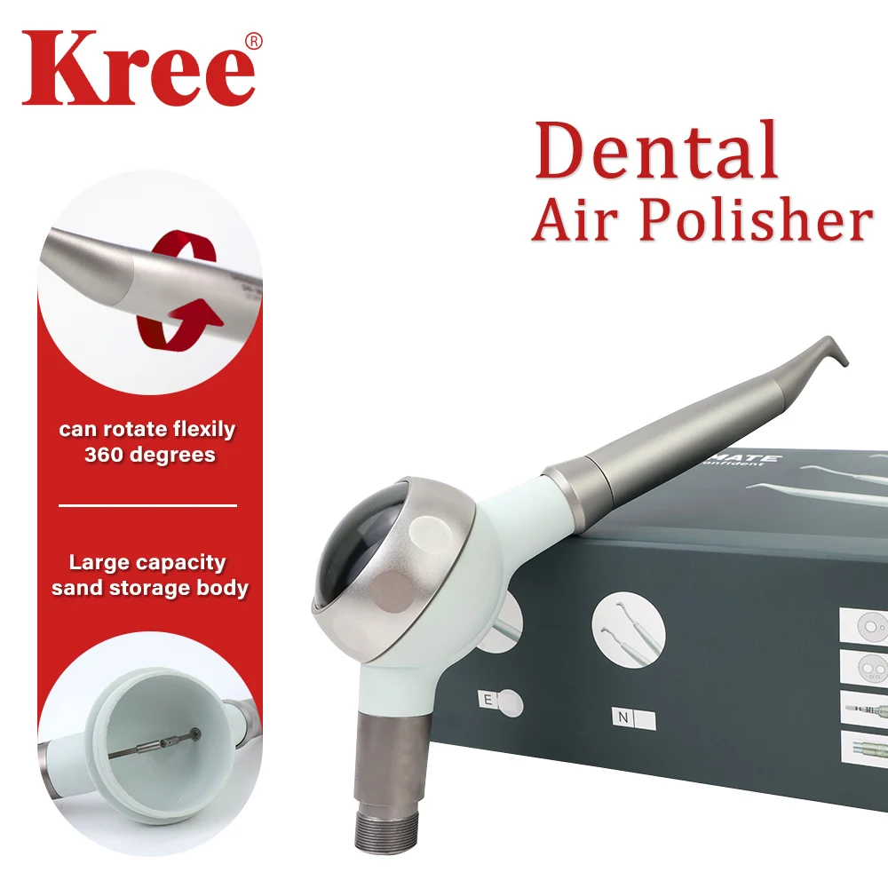 Dental Prophy-MATE Air Polisher white 2holes Quick Connect Air Abrasion Jet Prophy Tooth Cleaning dentistry equipment