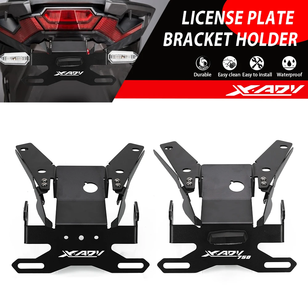 

Для HONDA XADV750 X-ADV 750 Держатель номерного знака Поддержка заднего хвоста Аккуратный кронштейн для устранения крыльев XADV 750 2021 2022 2023 2024