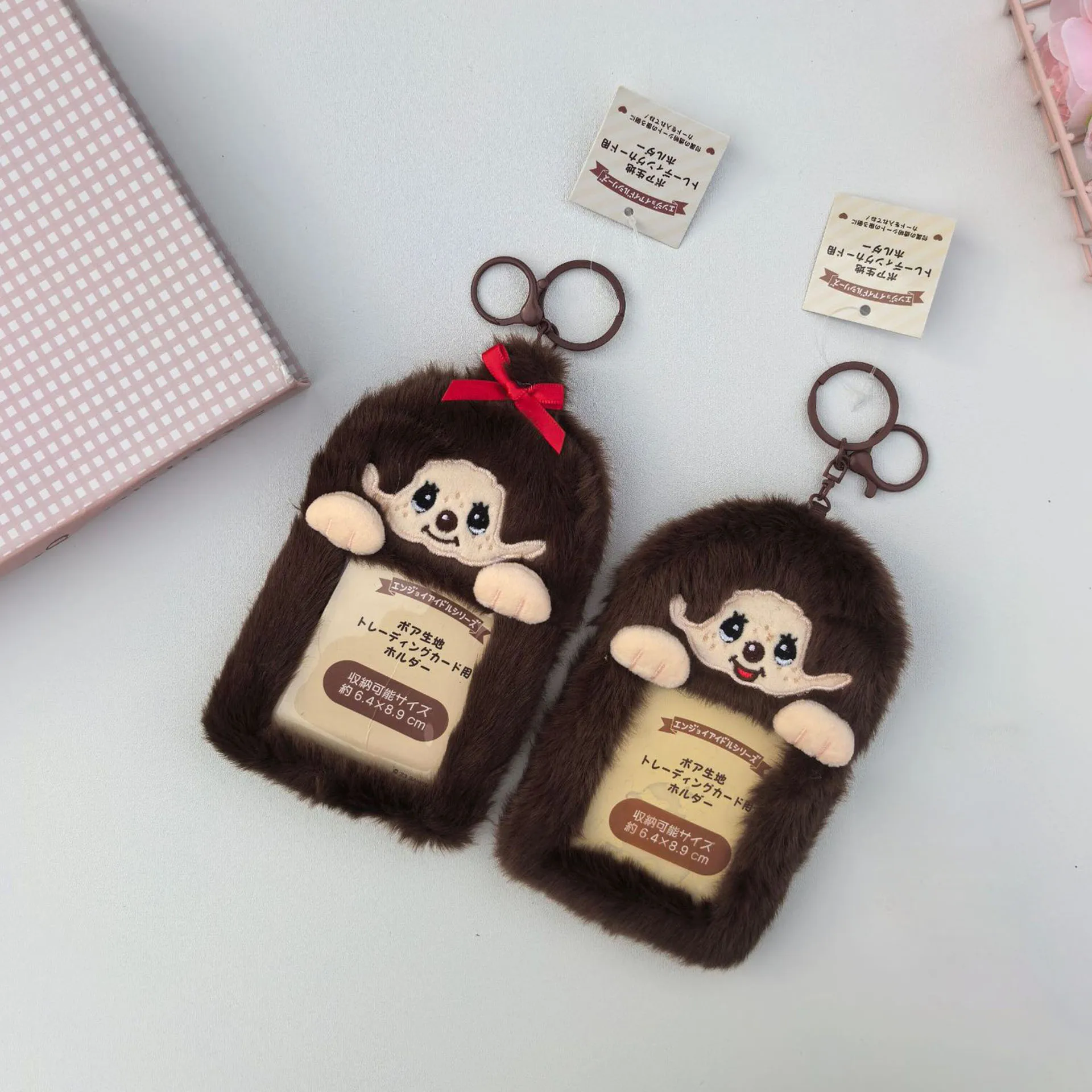 

Cartoon for Monqiqi Bus Card Holder Pendant Campus Meal Card Holder Access Retractable Card Holder Bag Charm Key Holder