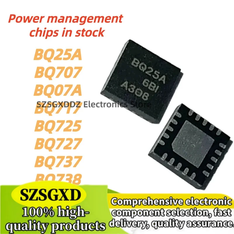 5pcs New BQ24717 BQ24725 BQ24727 BQ24737 BQ24738 BQ25A BQ707 BQ07A BQ717 BQ725 BQ727 BQ737 BQ738 BQ24725A BQ24707 BQ24707A