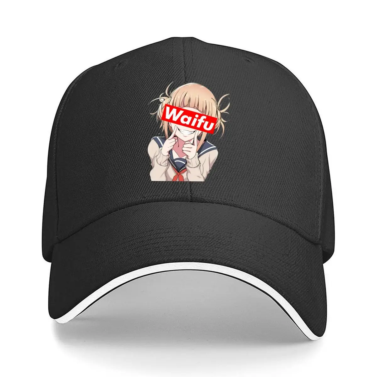

Аниме девушка Waifu этикетка школьная форма японская культура мем тренд искусство сэндвич бейсболка