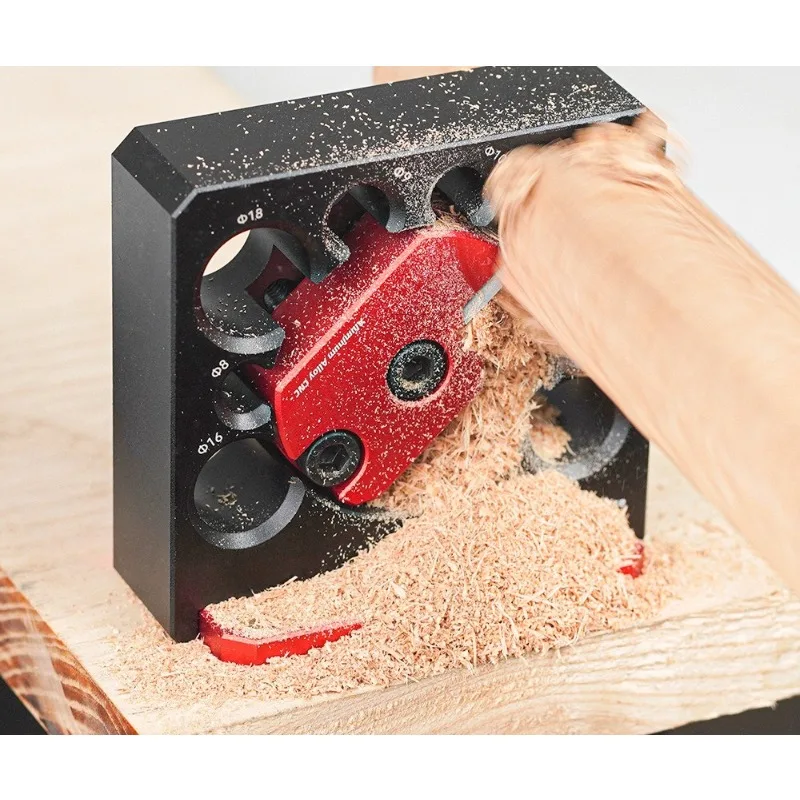 Wood Round Rod Maker Adjustable Drill Auxiliary Tool For Square Timber Dowel Turning Woodworking