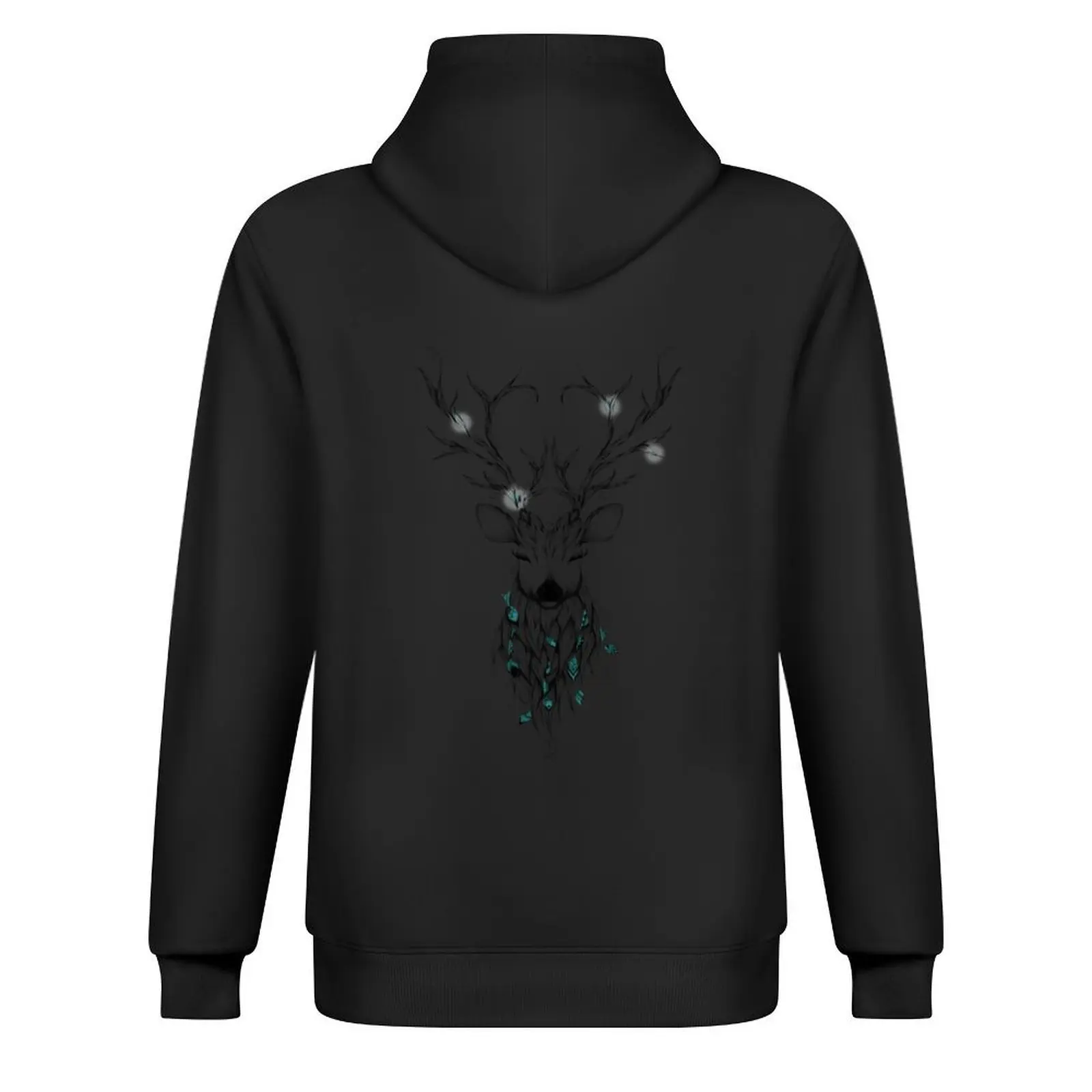 ملابس بقلنسوة على شكل غزال شعرية للرجال، قميص بقلنسوة، ملابس رجالية، ملابس رجالية بقلنسوة كبيرة الحجم #3