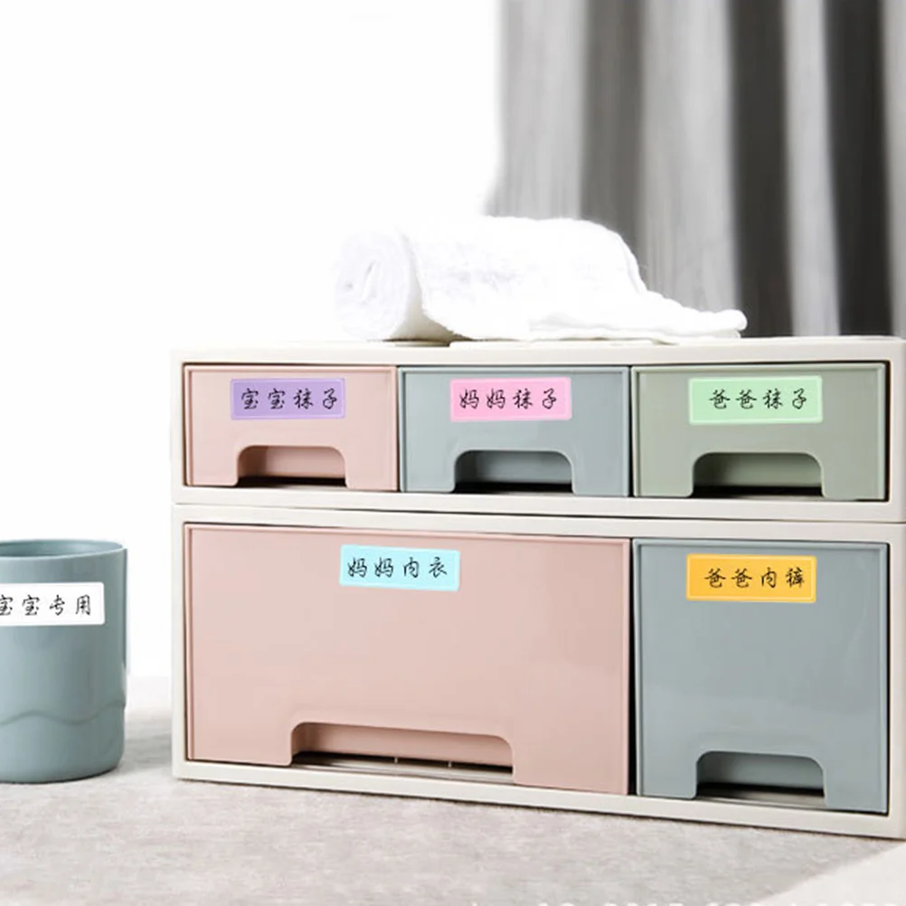 

Colorful Label Stickers Self-Adhesive Classification Marking Tab Stickers For Home Office Storage Seasonings Organization