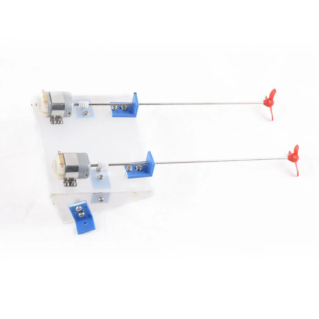 RC Boat Parts and Accessories Educational Propeller Motor Shaft Kit Remote Control Boat Toy for DIY Kids Gift Model