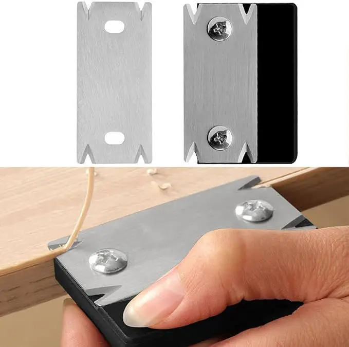 Woodworking Edge Trimmer Right Angle Woodworking Planer, Edge Banding Scraper Chamfer Rounded Corner Scraper Woodworking Tool