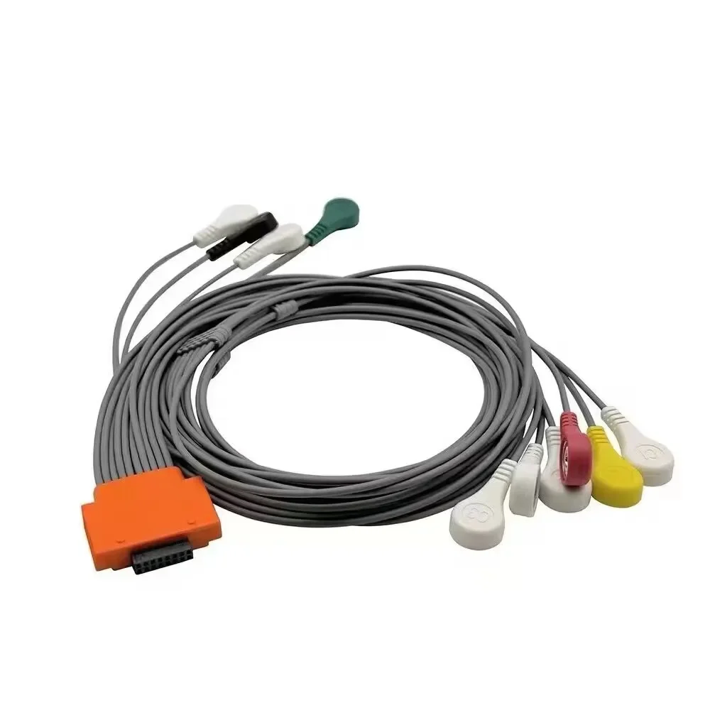 16 Pin 10 Lead ECG Holter Cable Medical Consumables